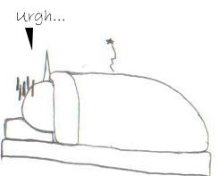 To....Much....(urp!) BBQ...
