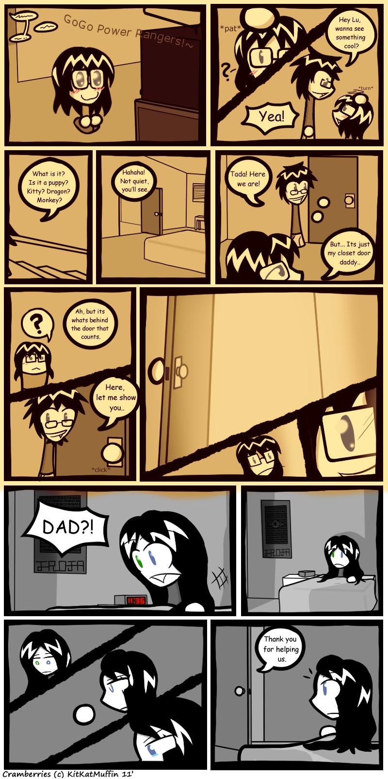 Ch 7 Page 3: Glowing door?