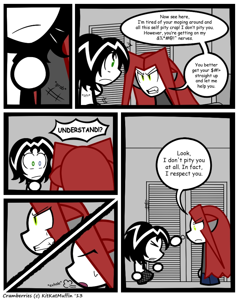 Ch 11 Page 18: Moping and self pity is a no go.