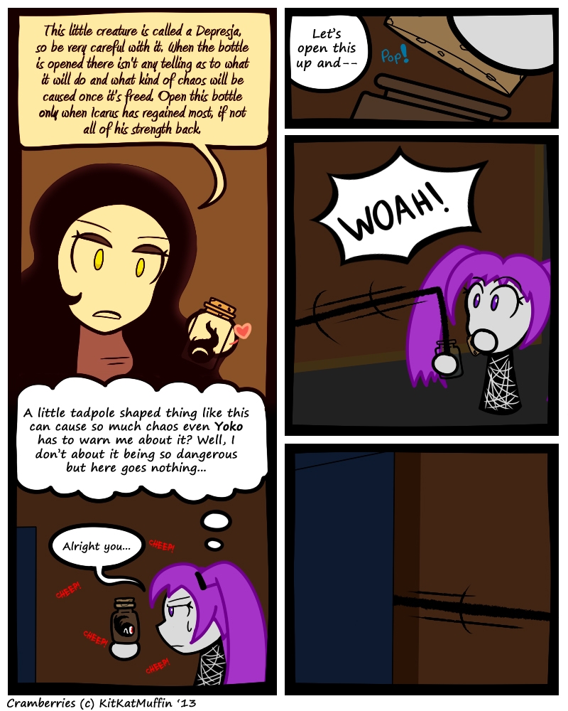 Ch 12 Page 19: Tadpole shaped thing.