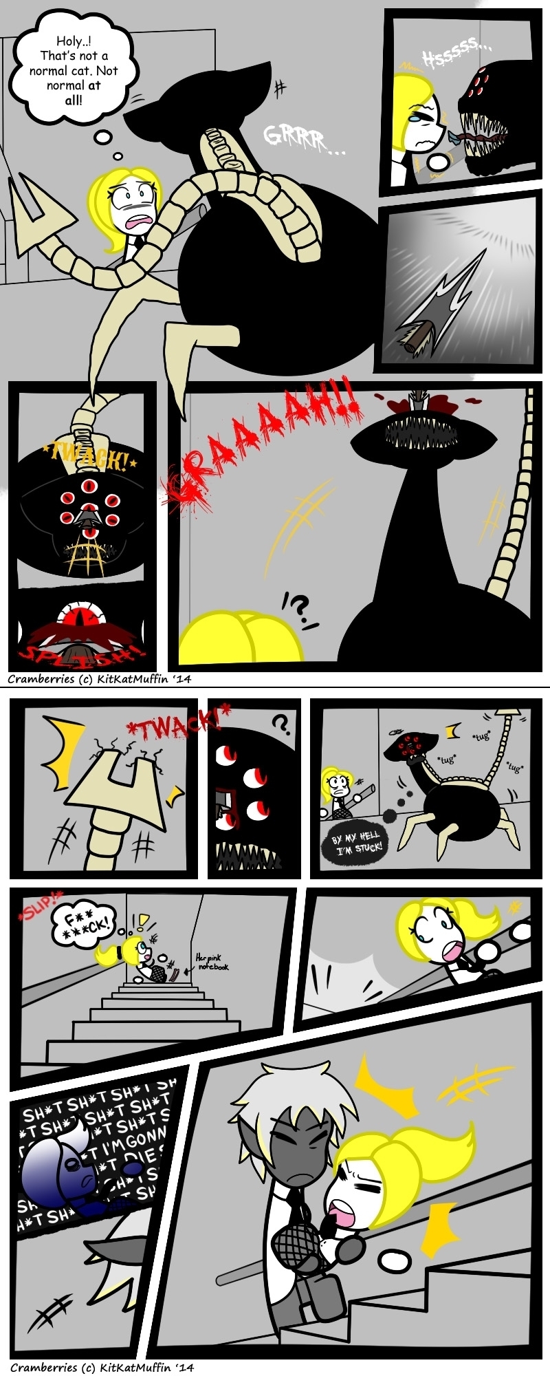 Ch 13 Page 36 & 37: Pink notebooks are evil