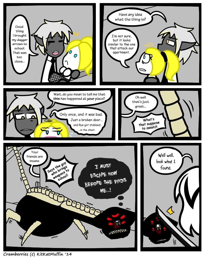 Ch 13 Page 38: Bringing daggers to a gun show