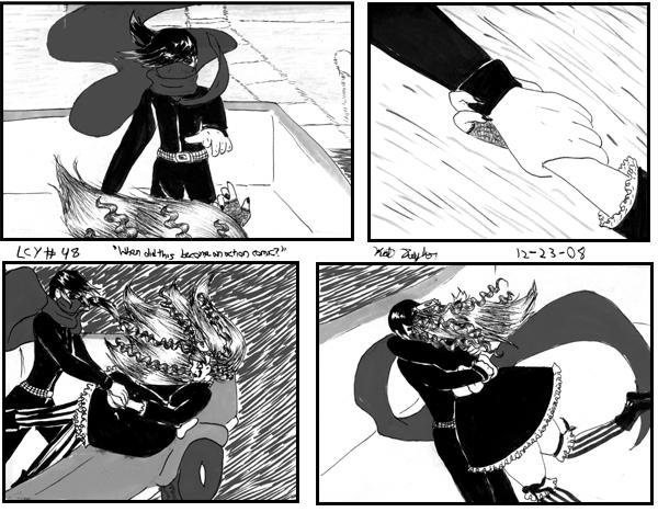 When did this become an action comic?