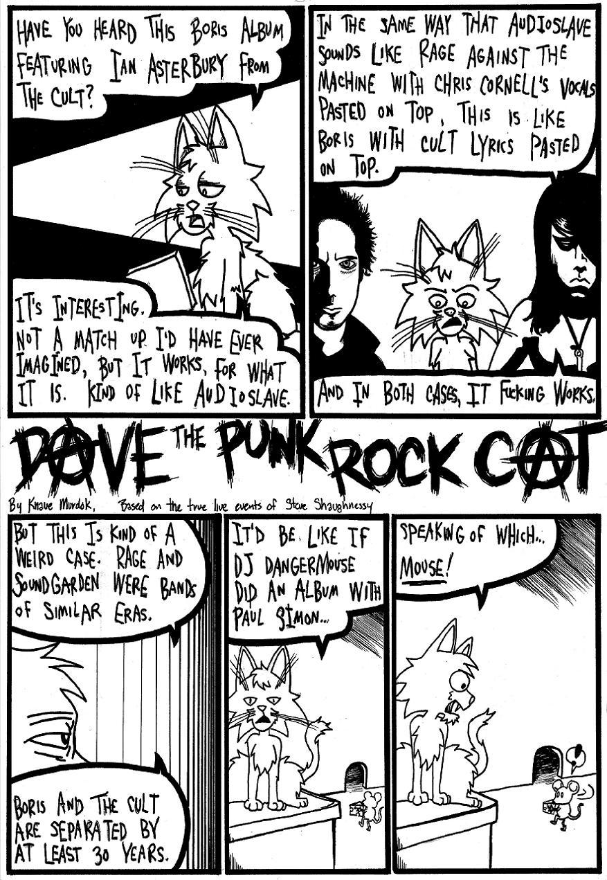 Dave the Punk Rock Cat Kicks Out the Jams: Page 1
