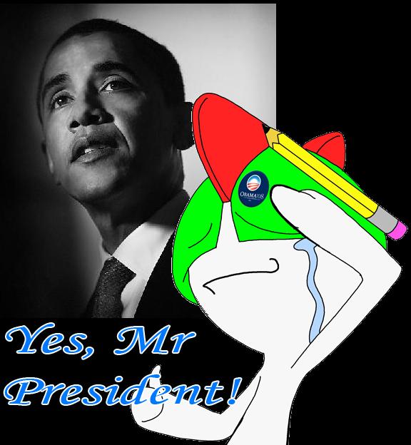 Yes, Mr. President!