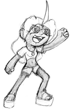 Chessie: Eternal Fighter Zero look