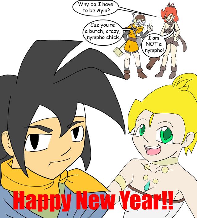 "Triggering" the new year.
