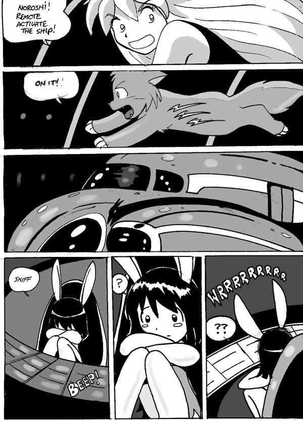 Electric Rabbit and Rocket cat 1 page 14 Dashing all the way!