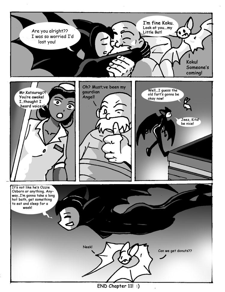 LIttle Bat Koku 11 page 36: End of Chapter