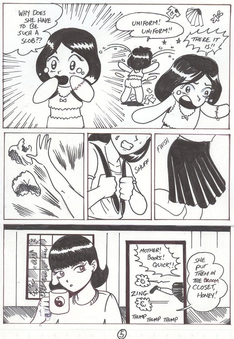 Silly Girl Frou-Frou 1 page 5; OMG I'M LATE!!