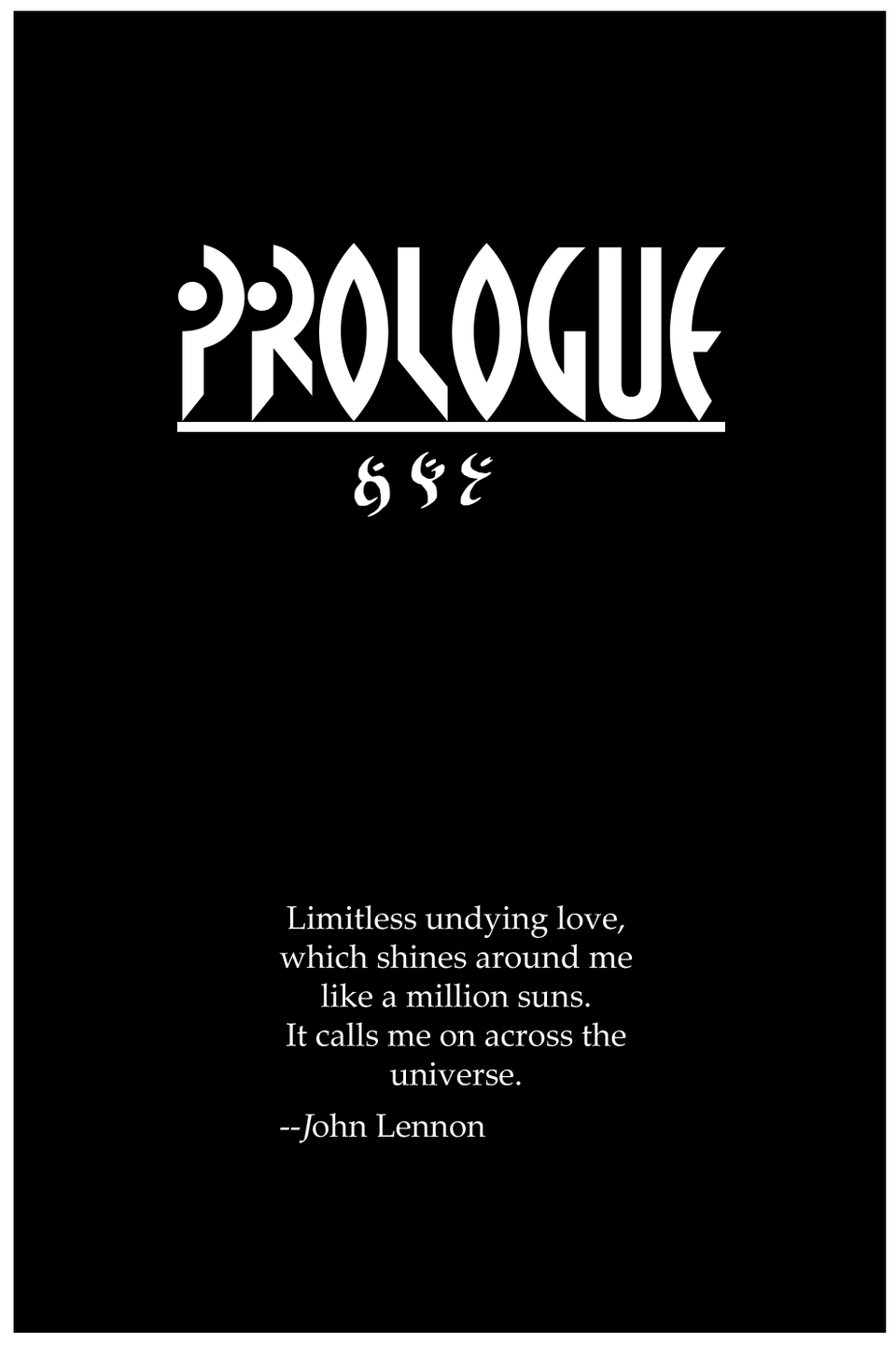 Prologue