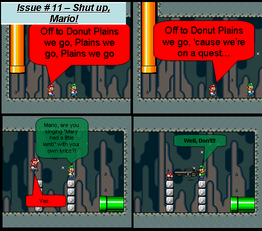 Issue#11 - Shut up, Mario!