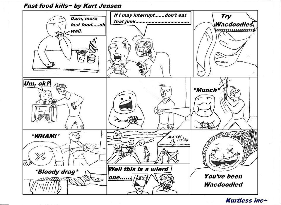 Comic 6 - Fast food kills
