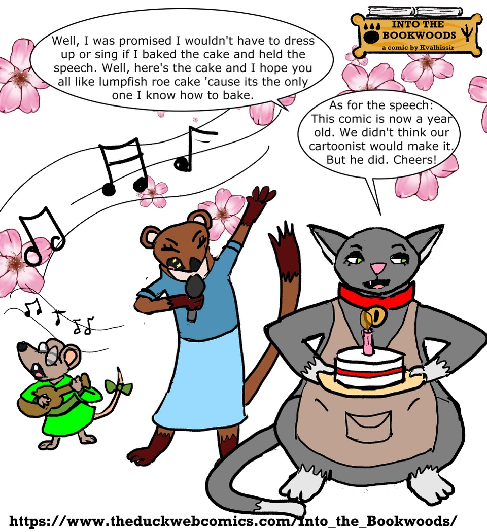 The comic is one year old!