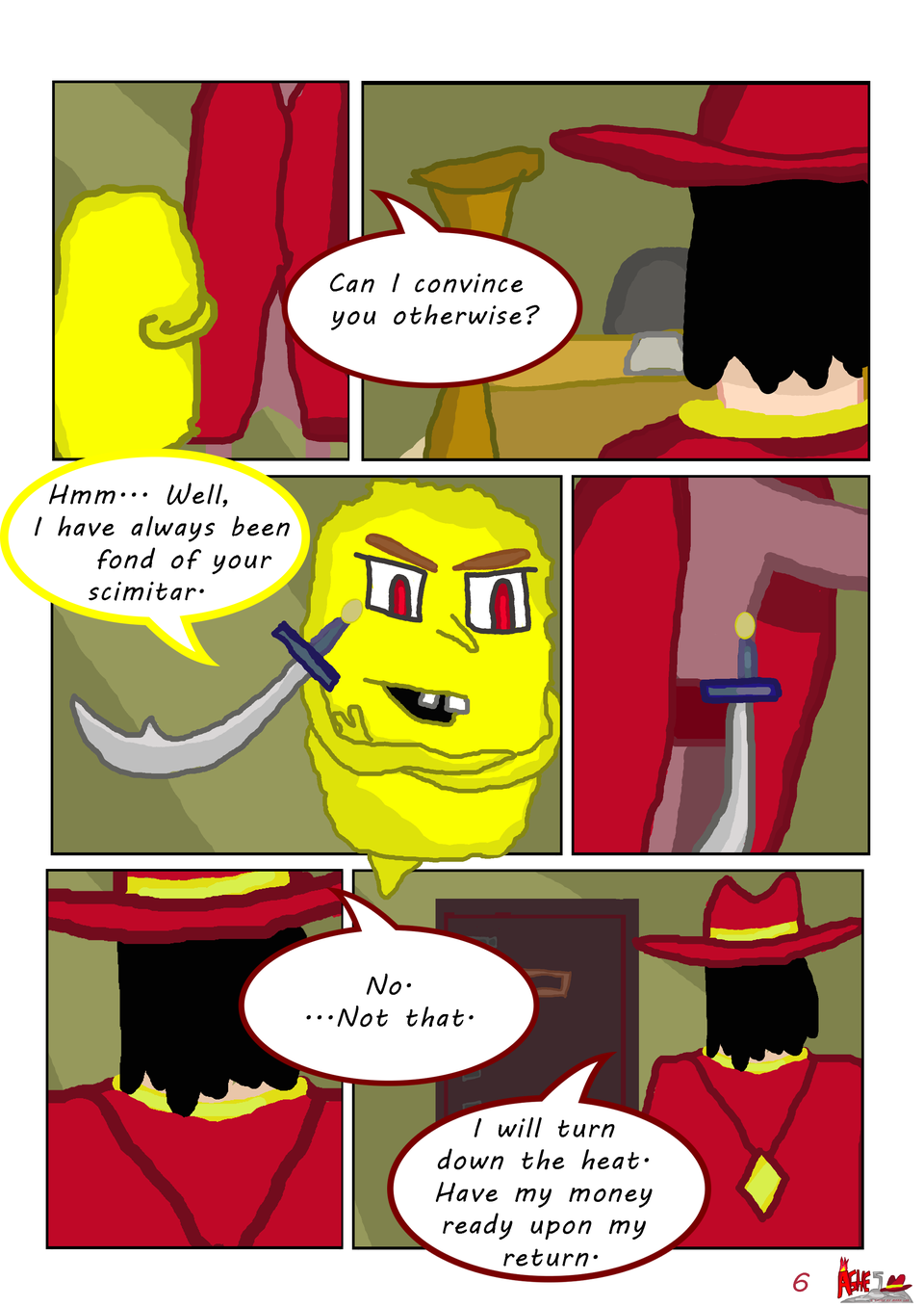 Ashes - Leave The Money On The Table - Comic #6