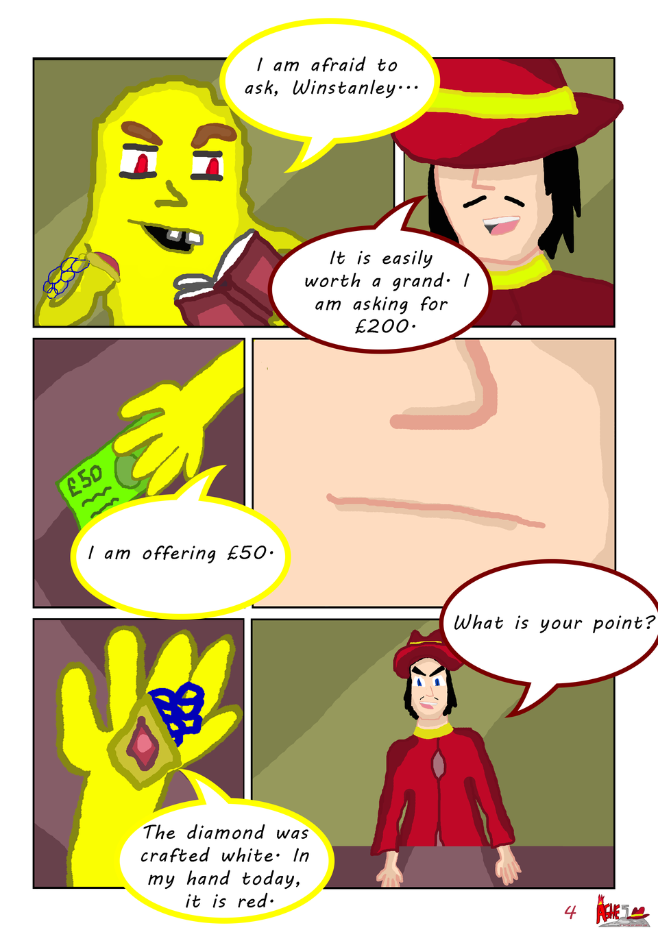 Ashes - Bleeding Jewel - Comic #4