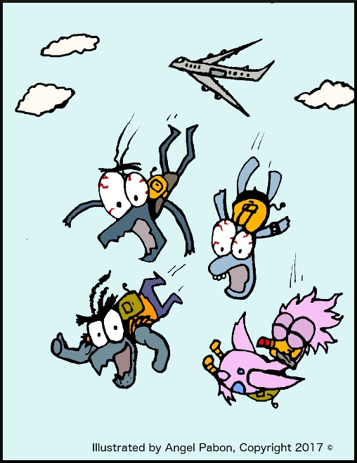 Sky divin' with Da Crew!