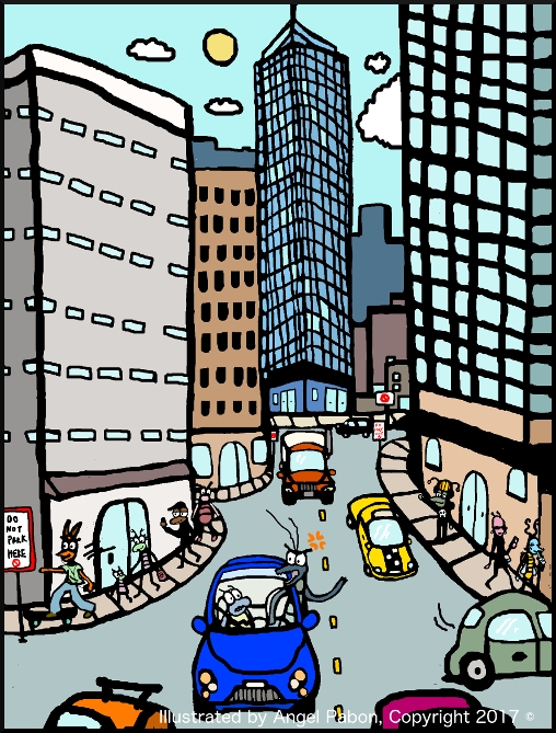 Lenny and Robert in the Big City