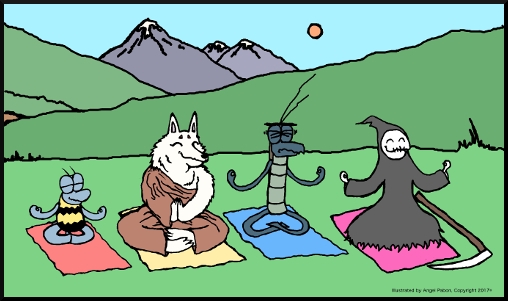 Keep Calm and do Yoga!