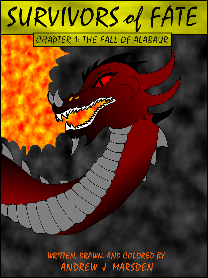 Ch1  Pg 1 : The Fall of Alabaur (cover)