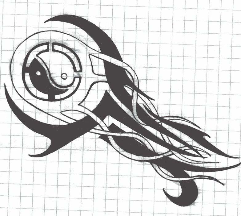 Old tattoo design.