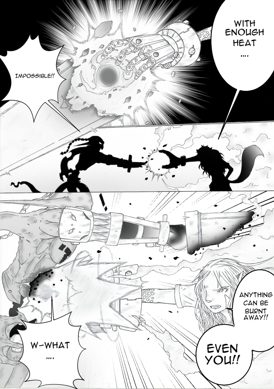 page 66: "heat burns everything"