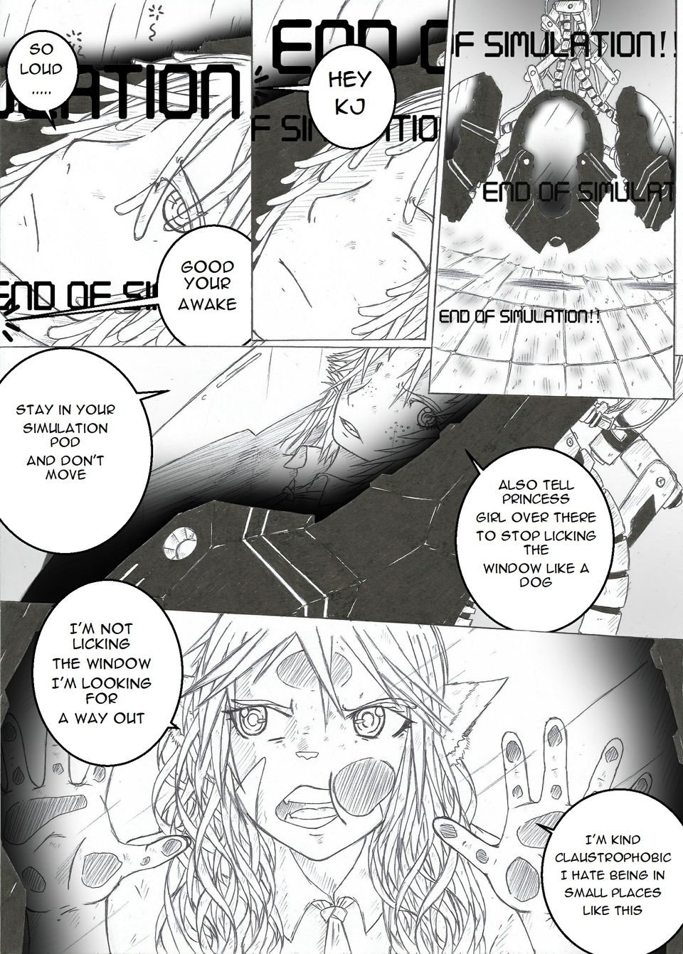 page 73: "like a dog"