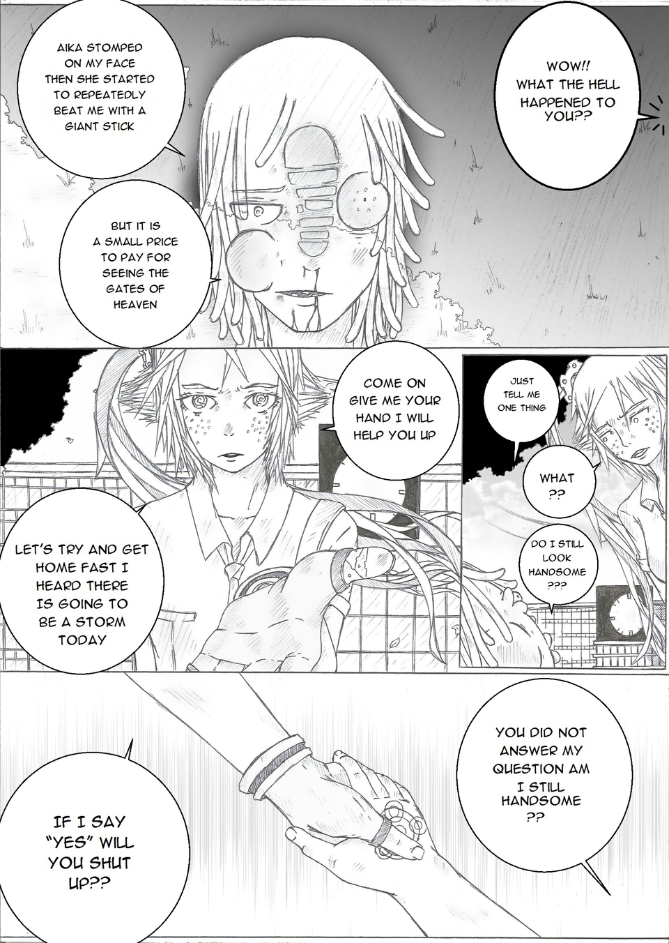 Page 86: "still handsome?? " 