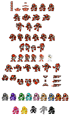 filler six: Breakman playable sprites