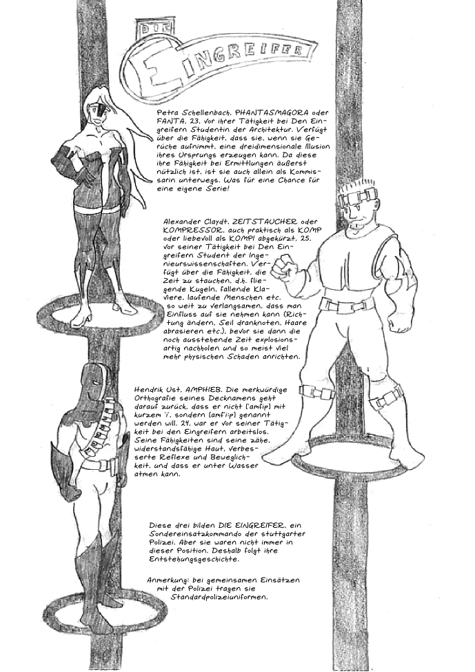 Die Eingreifer 2 - Charaktervorstellung