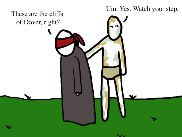 comic seventy-nine: the white cliffs of Dover