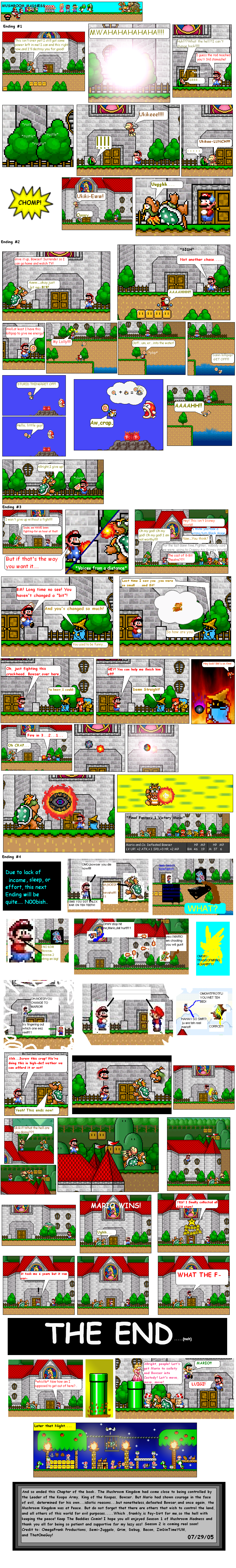 Mushroom Madness 13-4 :: Alternate Endings!