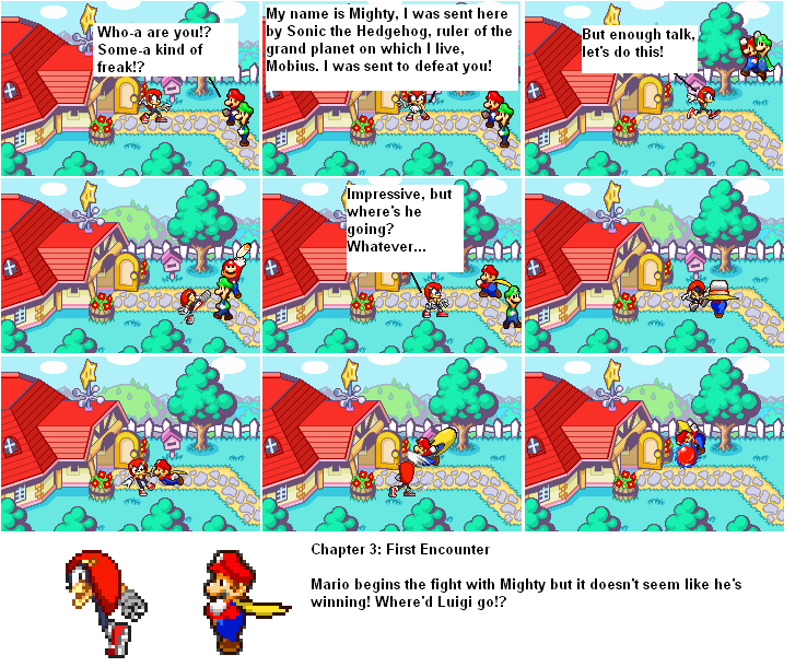 Mario VS Sonic Deception PG. 3