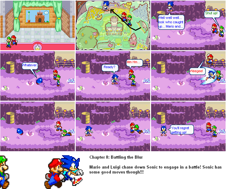 Mario VS Sonic Deception PG. 8