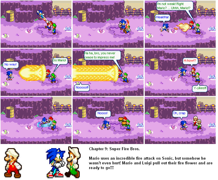 Mario VS Sonic Deception PG. 9