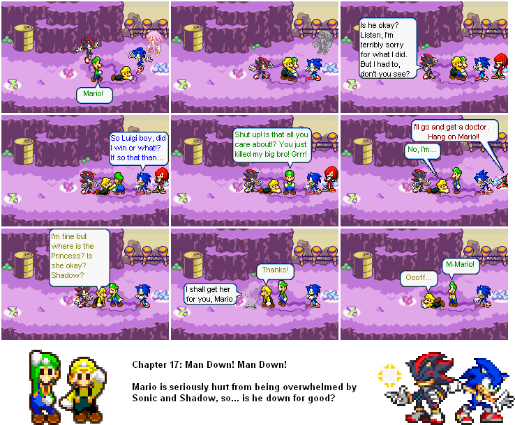 Mario VS Sonic Deception PG. 17