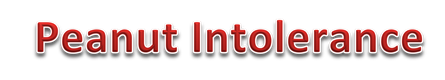 Peanut Intolerance I