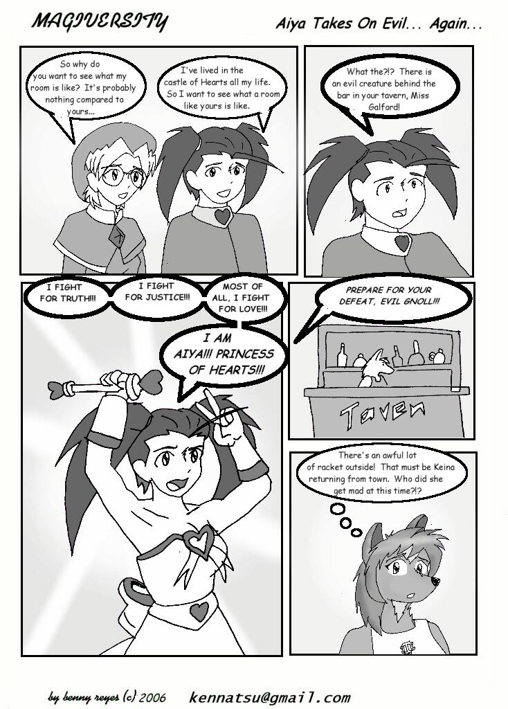 Aiya Takes On Evil... Again...