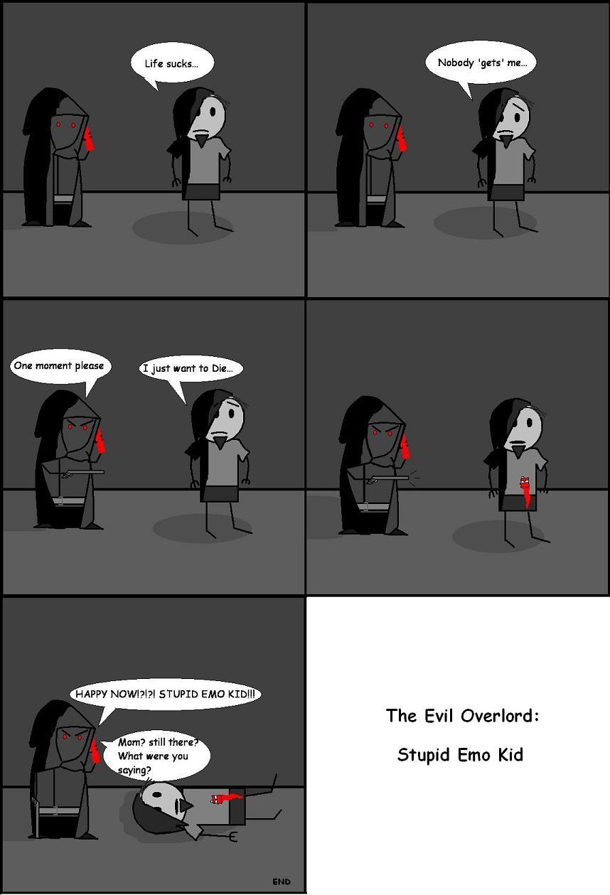 The Evil Overlord: Stupid Emo Kid