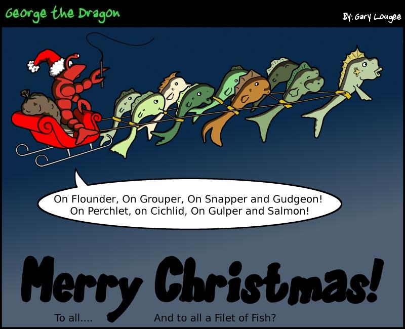 90 - George the Dragon: Lobster  Claus!