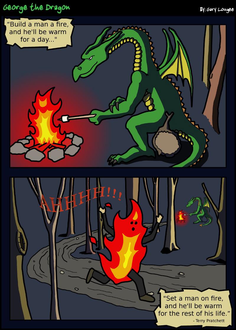 100 - George the Dragon: Fire