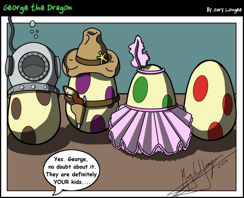 127 - George the Dragon: Egg-centric