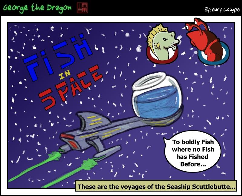 155 - George the Dragon: Fish in Space?