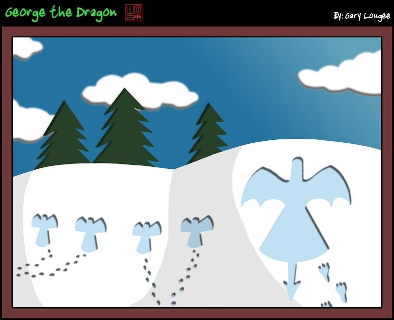 185 - George the Dragon: Snow...Angels?