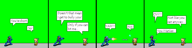 6: The Beginning - Megaman said "Wanker"