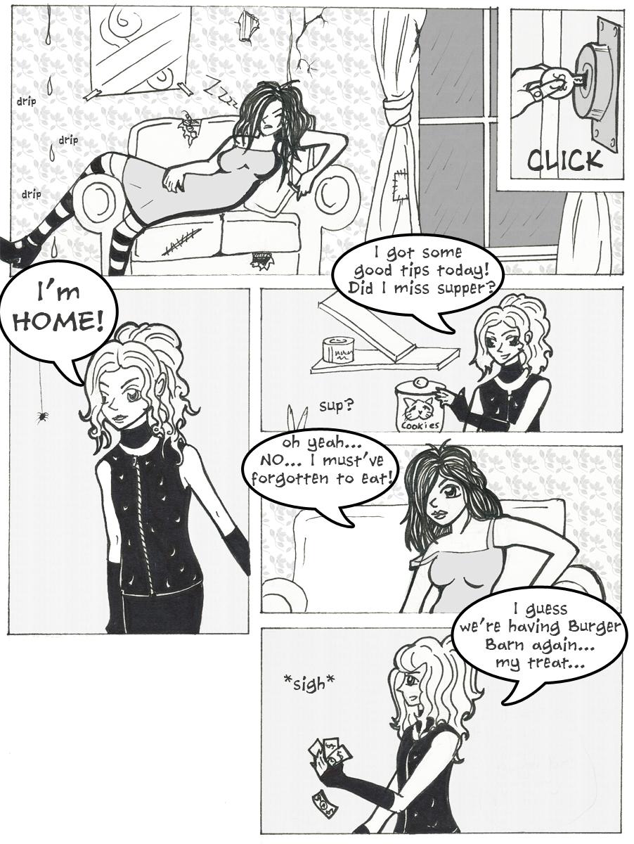 Introduction of Alice, Flynn, and their hideous apartment.