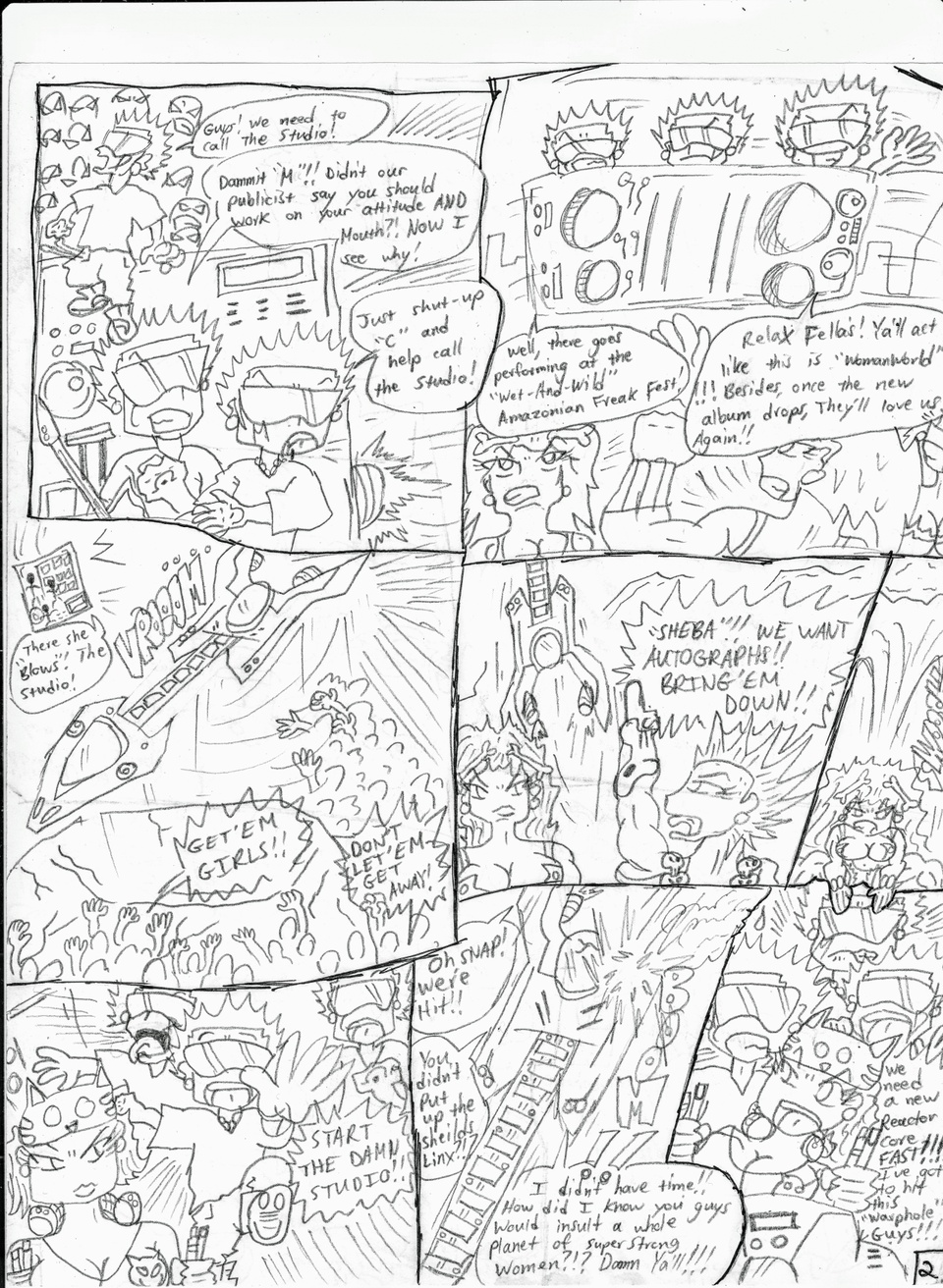 ISSUE # 12 page 2 (MINI ISSUE "THE MCD's" TIE-IN)