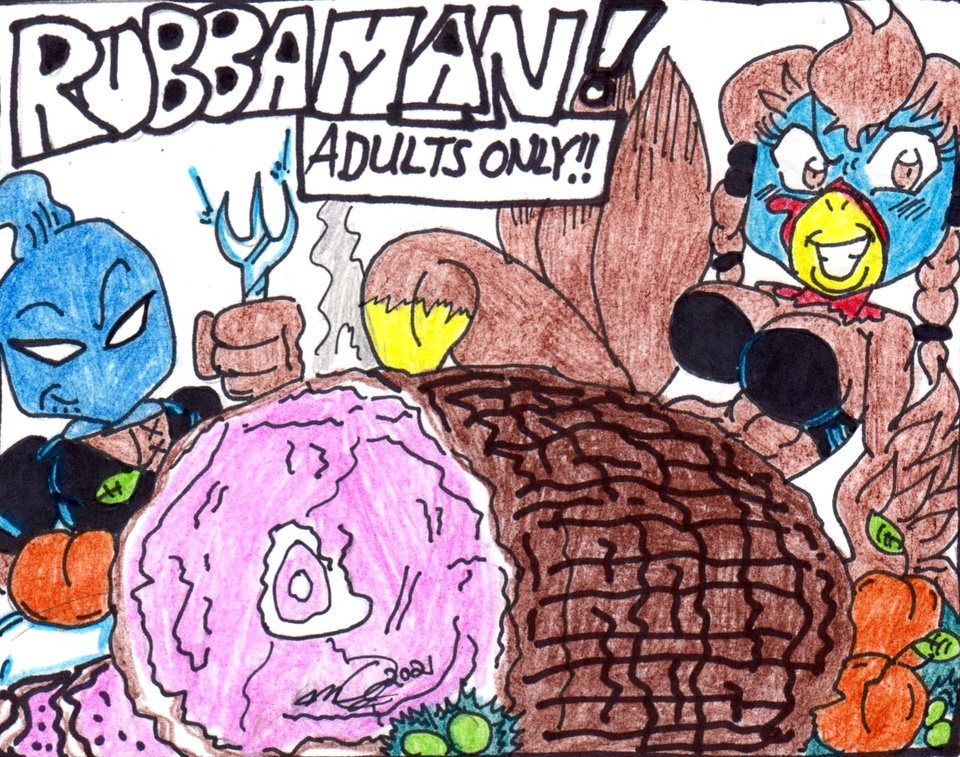 RUBBAMAN ISSUE 5 ("HAPPY TURKEY DAY"/THANKSGIVING ISSUE!)