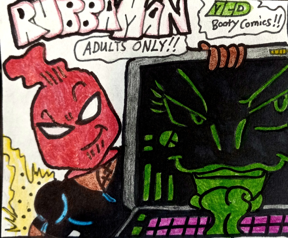 RUBBAMAN ISSUE 6  (COMPUTER LOVIN')