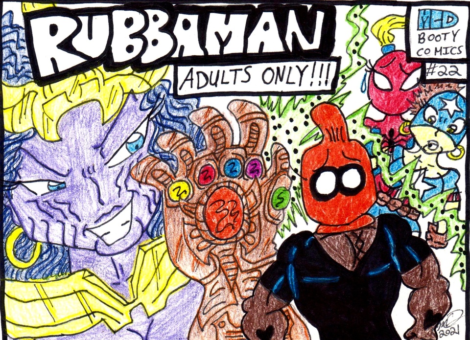 RUBBAMAN ISSUE 3 ("THE END SEX GAME"..)